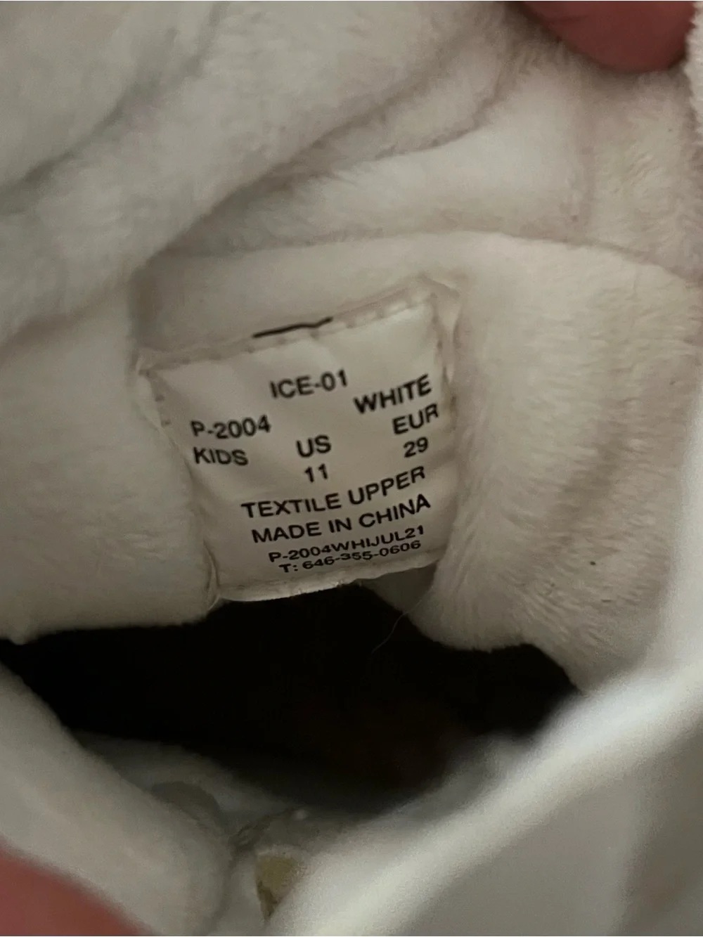 Kids Winter Rain & Snow Boots in White, Gray and Pink